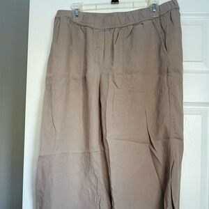 Pure Jill Sandwashed Beige Pants M